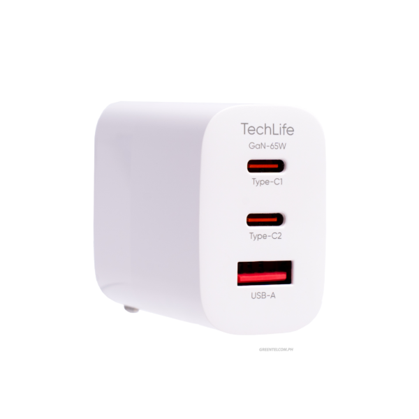 TechLife 65W 3-Port Charger