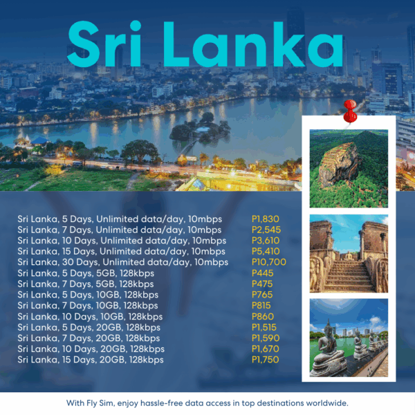 [Fly eSIM] Sri Lanka