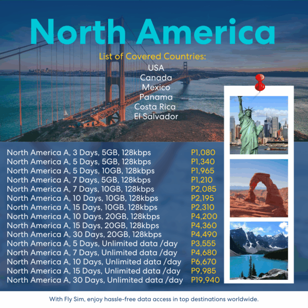 [Fly eSIM] North America A
