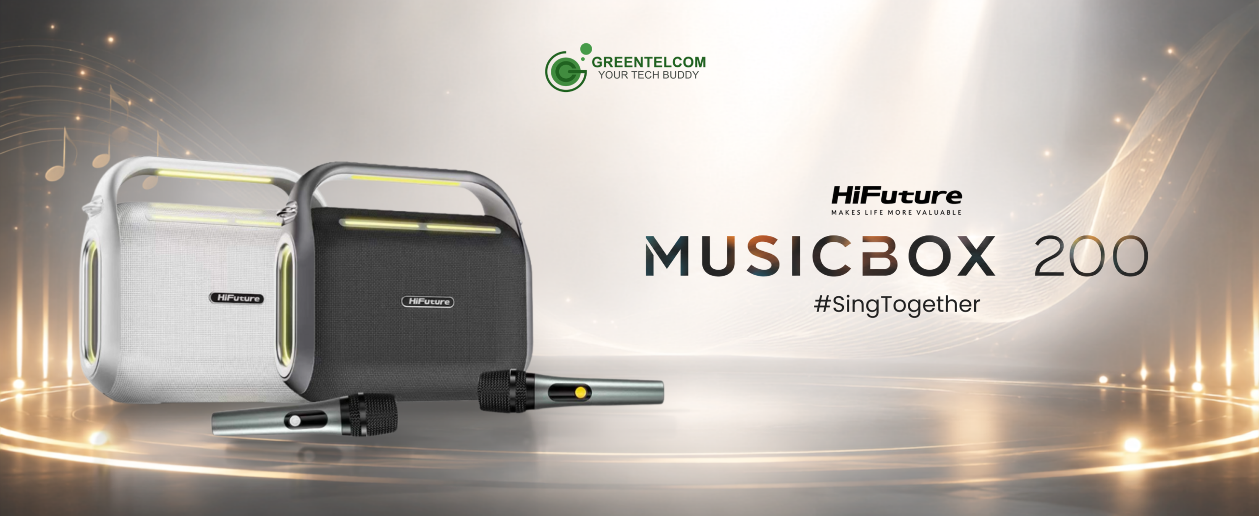 HiFuture MusicBox 200: Powerful Karaoke Entertainment Made for Every Celebration