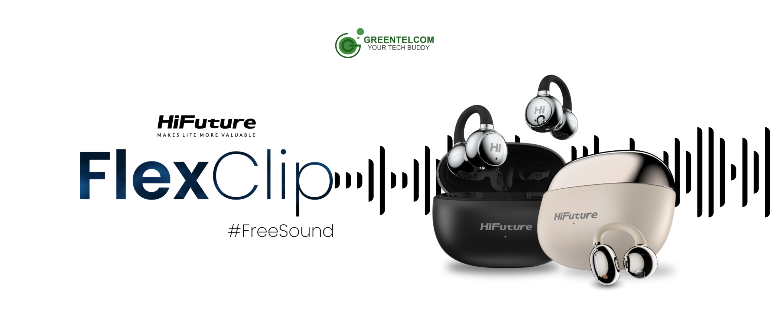 HiFuture FlexClip: Secure Open-Ear Audio for Active Everyday Listening