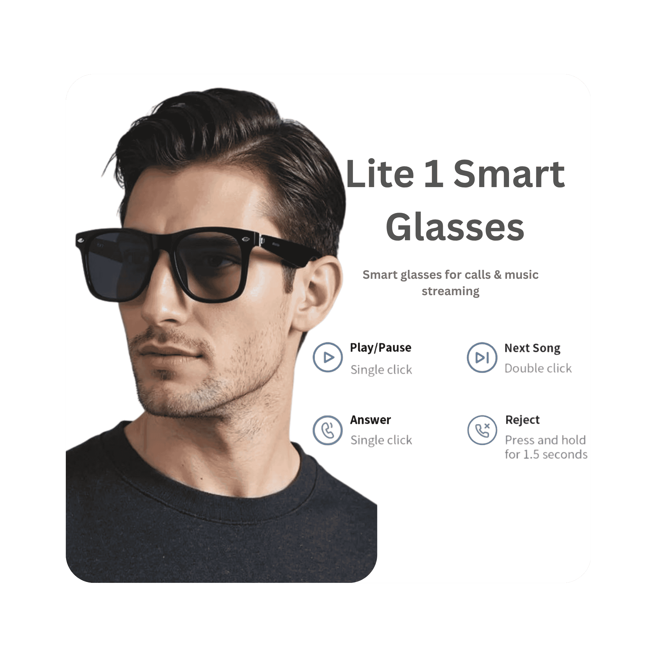 Devia Lite1 Smart Glasses - Image 5